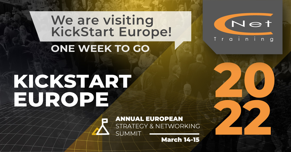 One week until KickStart Europe, see you in Amsterdam! Training (US)